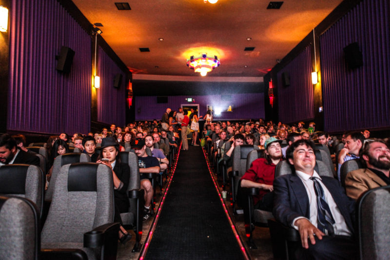 A College Class Projected Large Southern Oregon